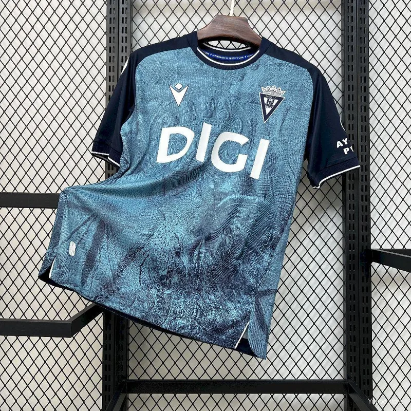 Camiseta Cádiz CF 2025/26 TERCERA MANGA CORTA VERSION FAN